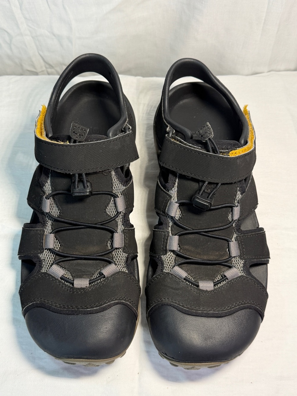 Teva Black and Yellow Kids Active Sandals